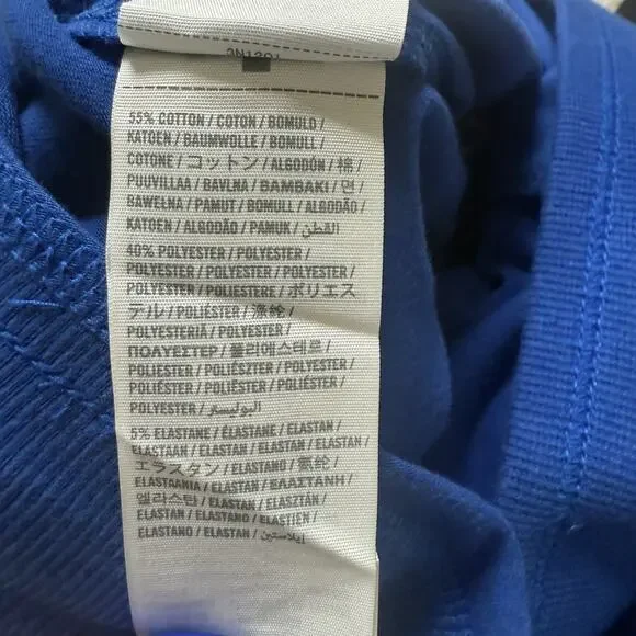 Y2K Hollister Blue Sweatpants Size M Logo Flare Leg Wide Leg Preppy Loungewear - Picture 10 of 10